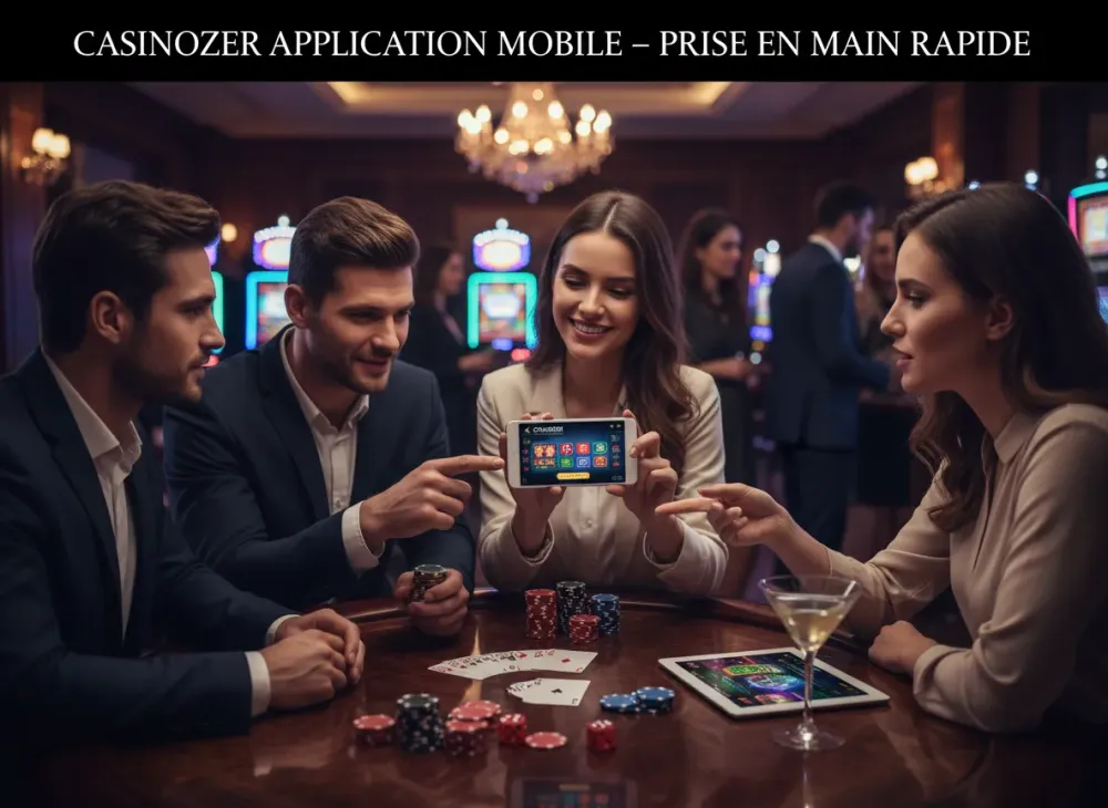 Casinozer application mobile – prise en main rapide